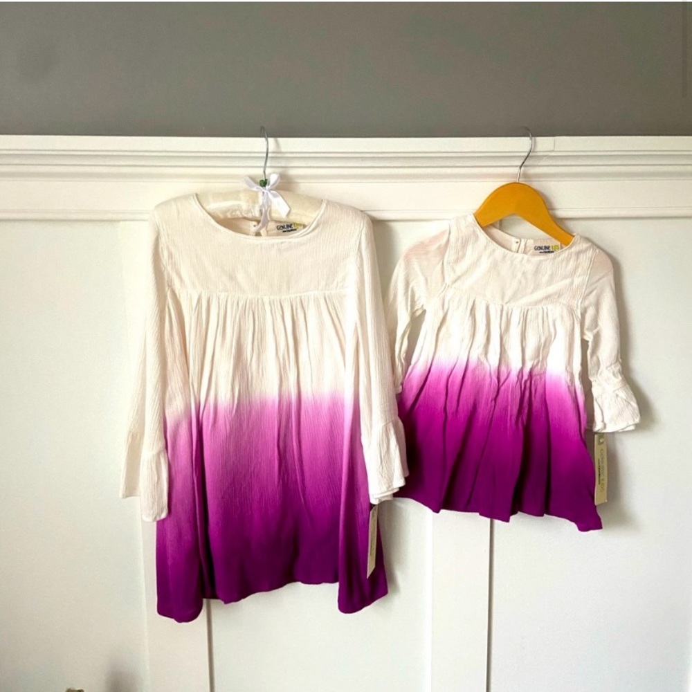 Pair of Purple/White Oshkosh Dresses